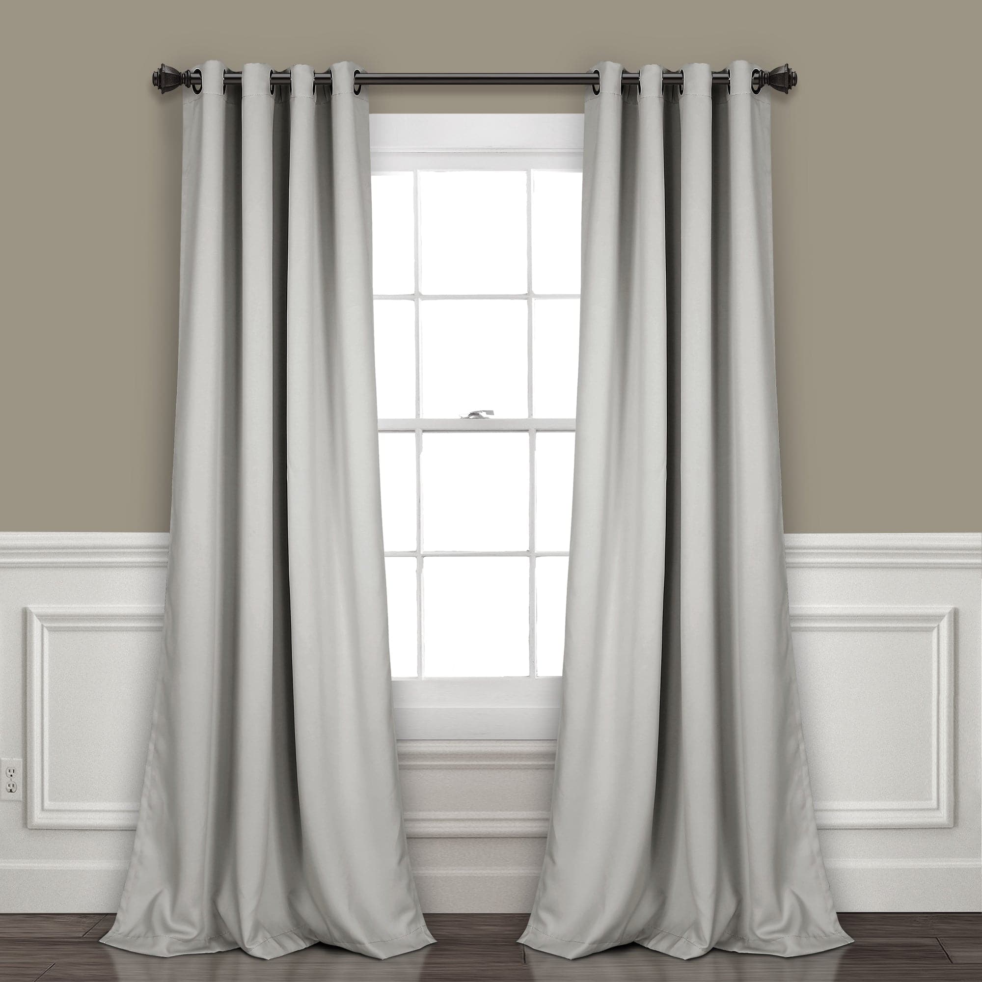 Lush Decor Insulated Grommet Blackout Window Curtain Panel Set