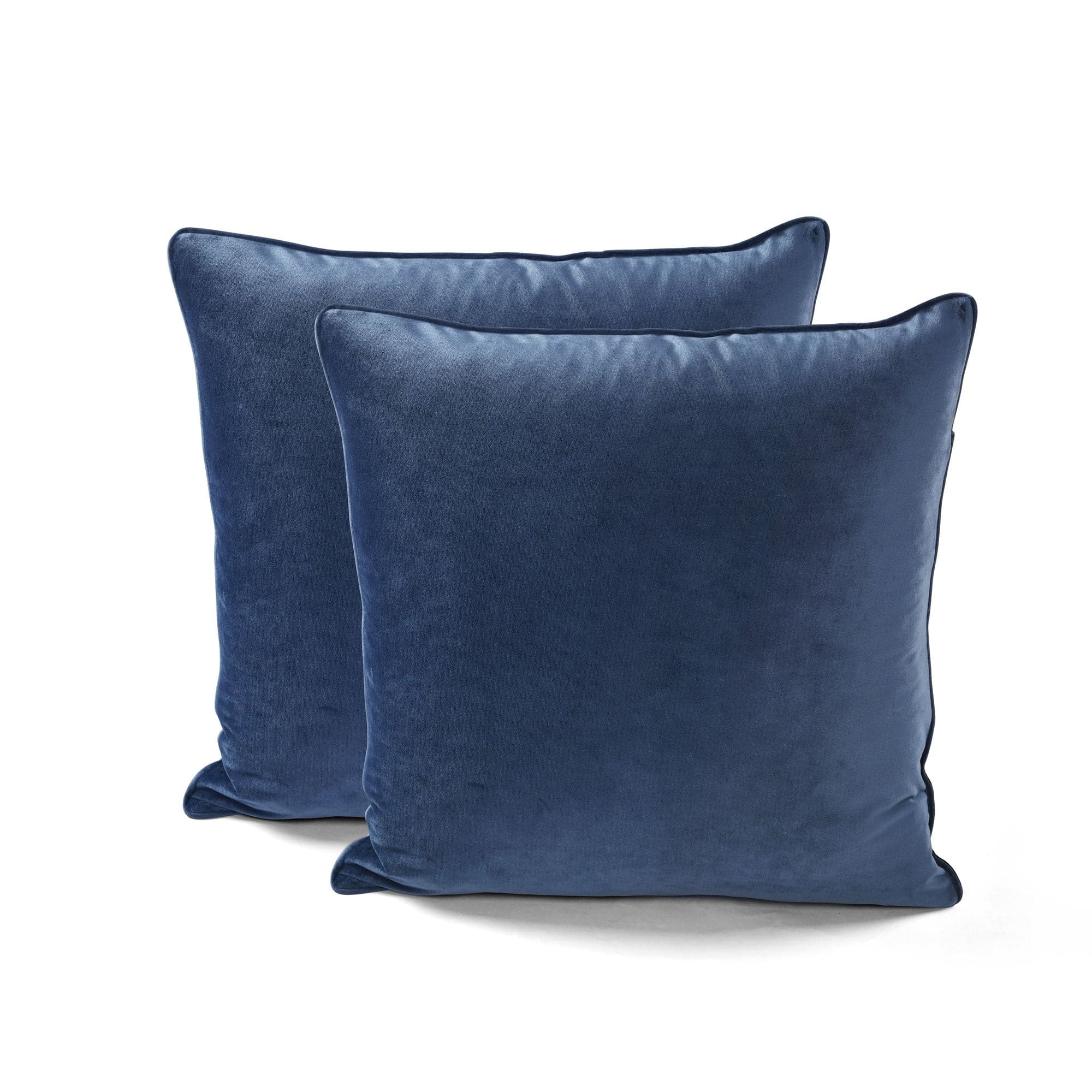 Solid Navy Pillow COVERS for 20x20 Pillow Inserts, Solid Blue Pillow Cover,  Solid Navy Throw Pillows for 20x20 Inserts 