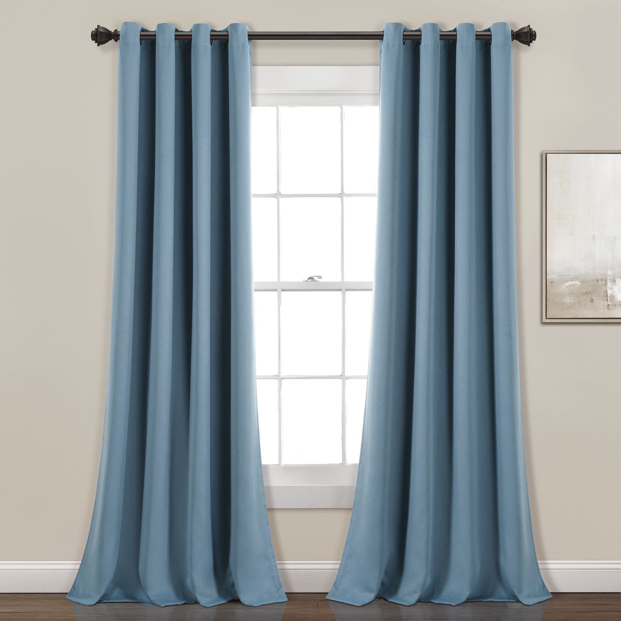 Lush Decor Insulated Grommet Blackout Window Curtain Panel Set