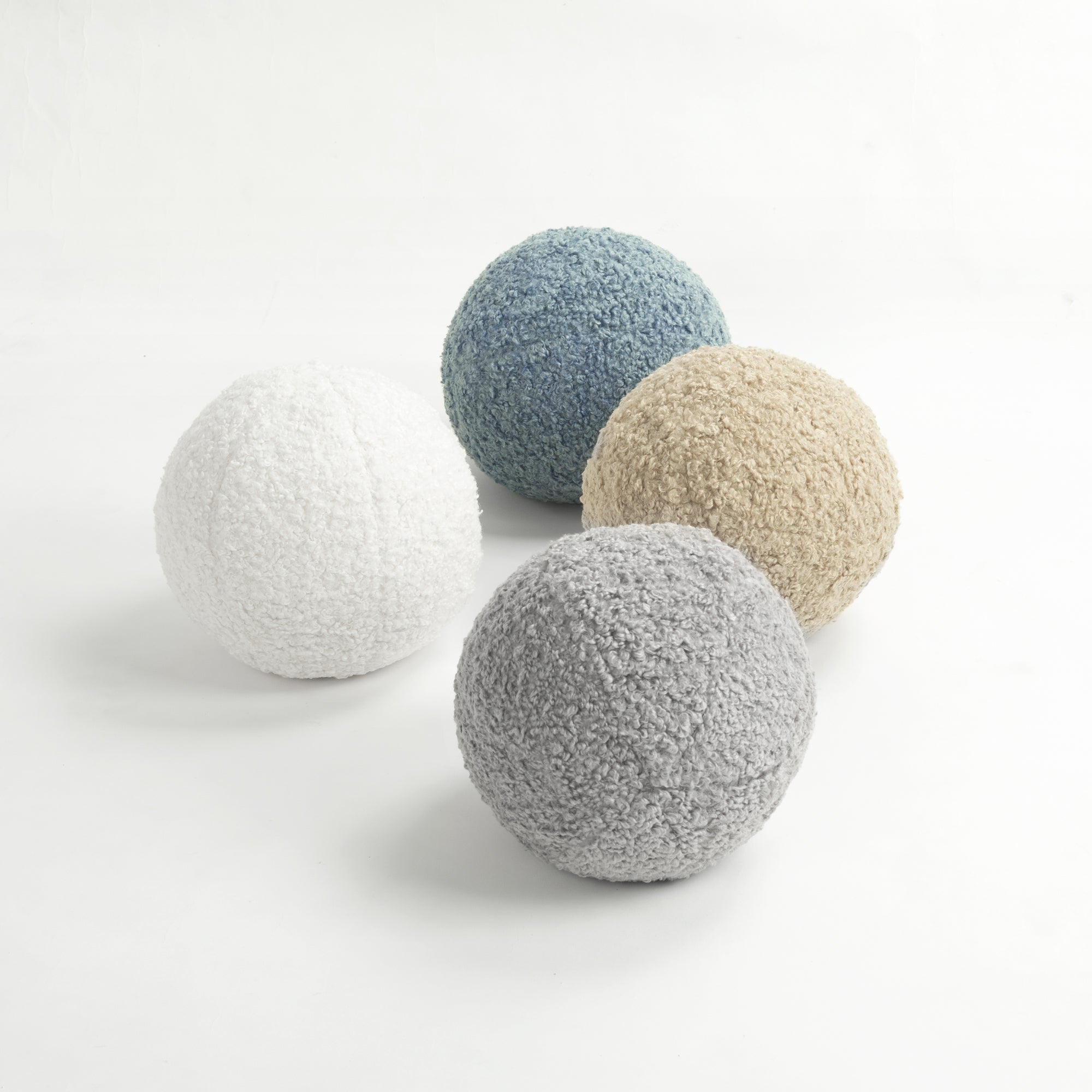 Neo Boucle Sphere Ball Throw Pillow