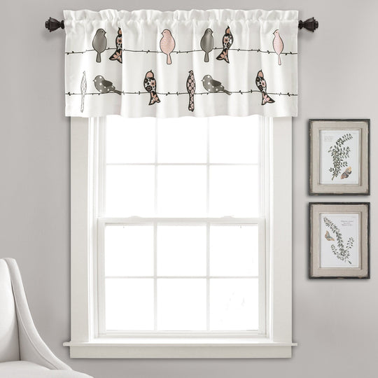 Rowley Birds Light Filtering Valance | Lush Decor | www.LushDecor.com