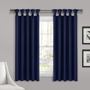 Lush Decor Insulated Back Tab Blackout Curtain Panel Set, Lush Decor