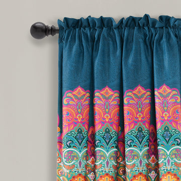 Boho Chic Room Darkening Light Filtering Window Curtain Panel Set 